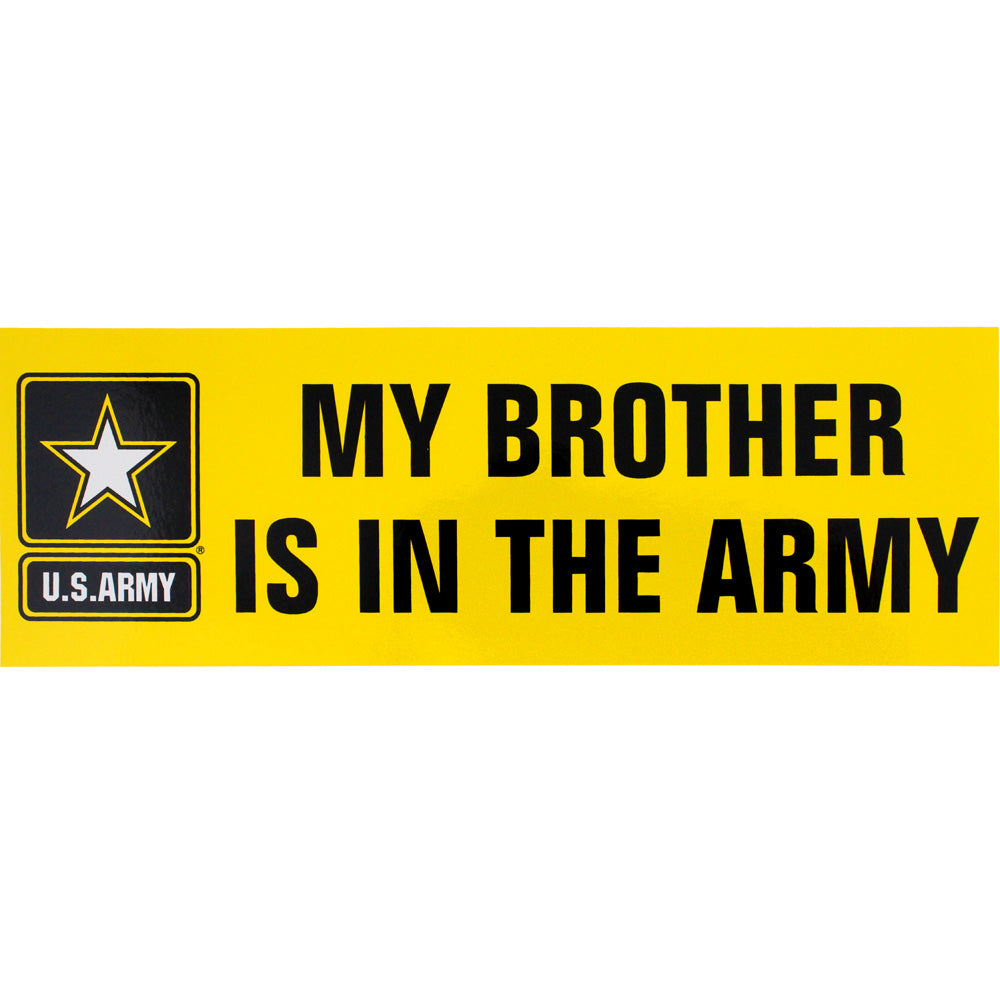 My Brother Is In The Army Bumper Sticker Stickers and Decals BP-0053
