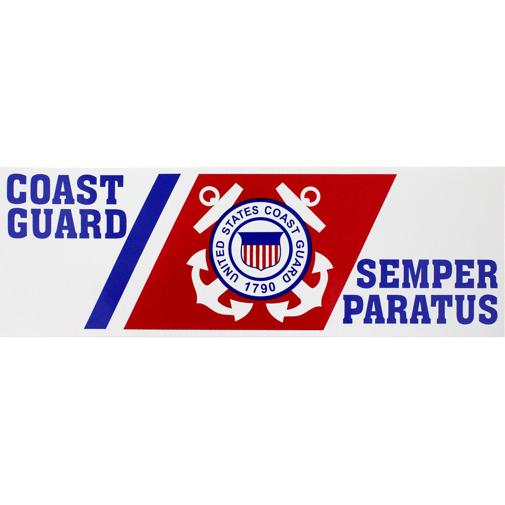 Coast Guard Semper Paratus Bumper Sticker Stickers and Decals BP-0064