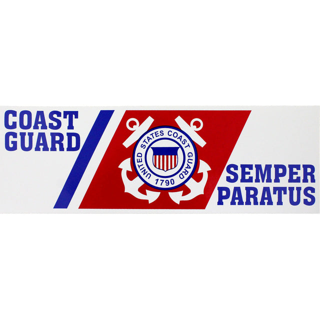 Coast Guard Semper Paratus Bumper Sticker Stickers and Decals BP-0064