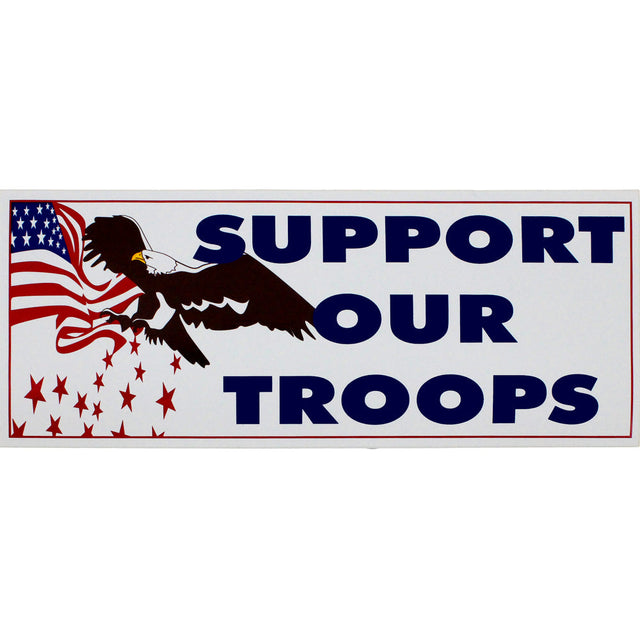 Support Our Troops Small Bumper Sticker Stickers and Decals BP-0073