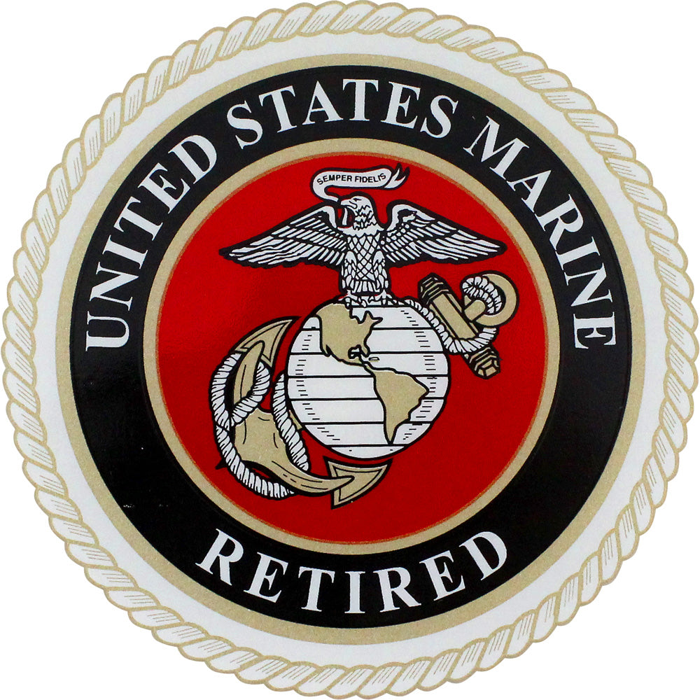 United States Marine Corps Retired Clear Decal Stickers and Decals BP-0091