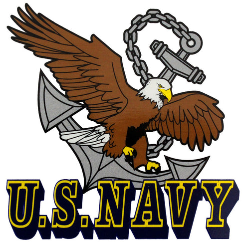 America's Navy Clear Decal | USAMM