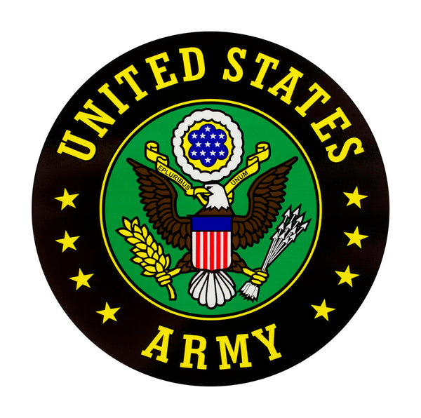 U.S. Army Round Clear Decal | USAMM