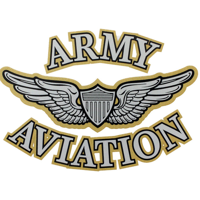 Army Aviation Clear Decal Stickers and Decals BP-0257