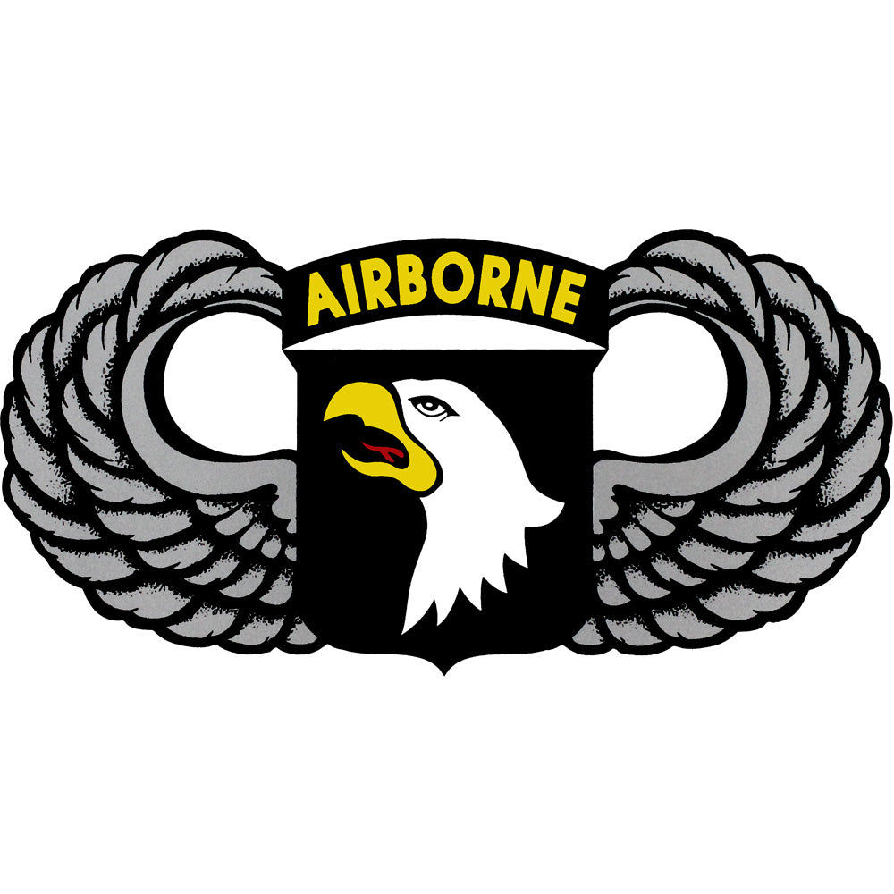 101st Airborne With Wings 5 Inch Decal Stickers and Decals BP-0258