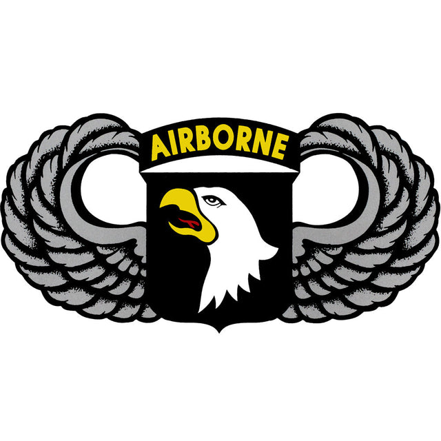 101st Airborne With Wings 5 Inch Decal Stickers and Decals BP-0258