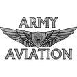 Army Aviation With Aircrew Wing Clear Decal Stickers and Decals BP-0261