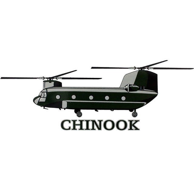 Chinook Helicopter Clear Decal Stickers and Decals BP-0264