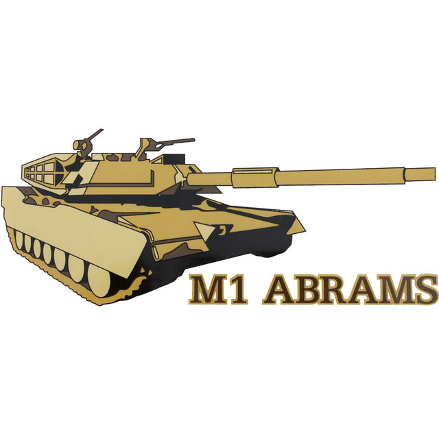 M1 Abrams Clear Decal Stickers and Decals BP-0268