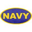 Navy Glitter Decal Stickers and Decals BP-0312