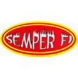 Semper Fi Reflective Small Decal Stickers and Decals BP-0328