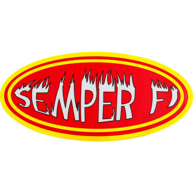 Semper Fi Reflective Small Decal Stickers and Decals BP-0328