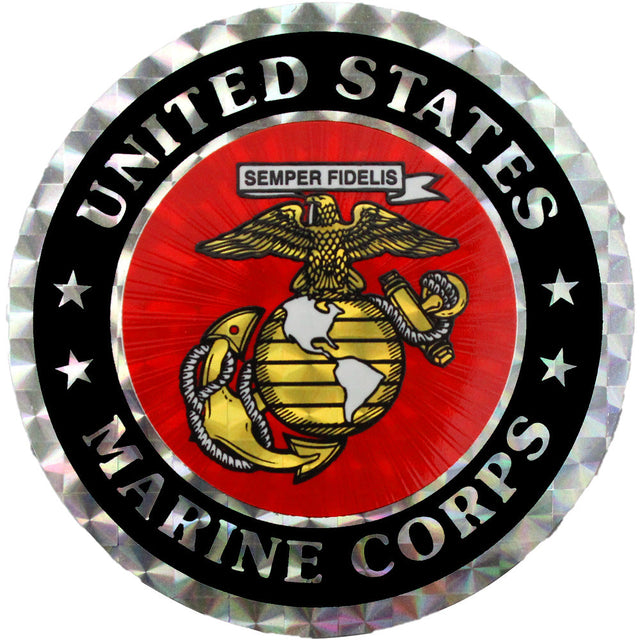 USMC 3 Inch Prism Decal Stickers and Decals BP-0334