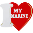 I Love My Marine Clear Decal Stickers and Decals BP-0348