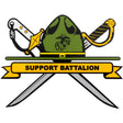 Support Battalion Clear Decal Stickers and Decals BP-0350