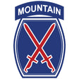 10th Mountain Division Decal Stickers and Decals BP-0358