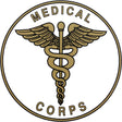 Army Medical Corps Insignia Decal Stickers and Decals BP-0362