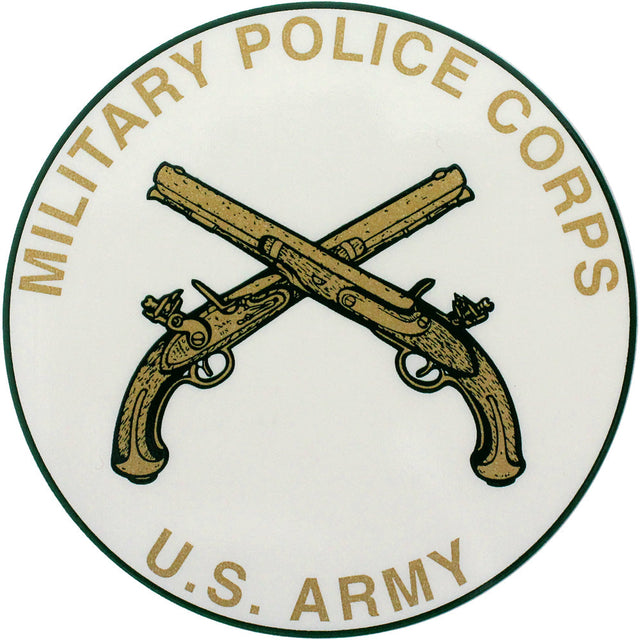 Army Military Police Corps Insignia Clear Decal Stickers and Decals BP-0363