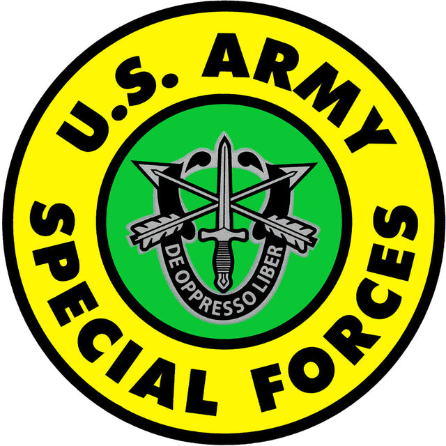 Army Special Forces Insignia Clear Decal Stickers and Decals BP-0364