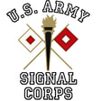 Army Signal Corps Clear Decal Stickers and Decals BP-0372