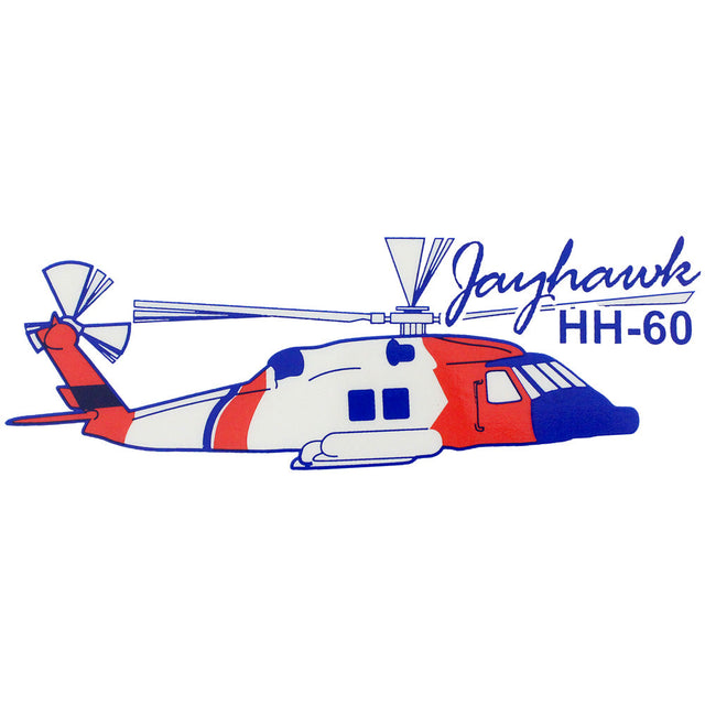 Jayhawk Helicopter Clear Decal Stickers and Decals BP-0417