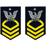 Navy Enlisted Rank Clear Mini Decal 2 pc. Stickers and Decals BP-0450