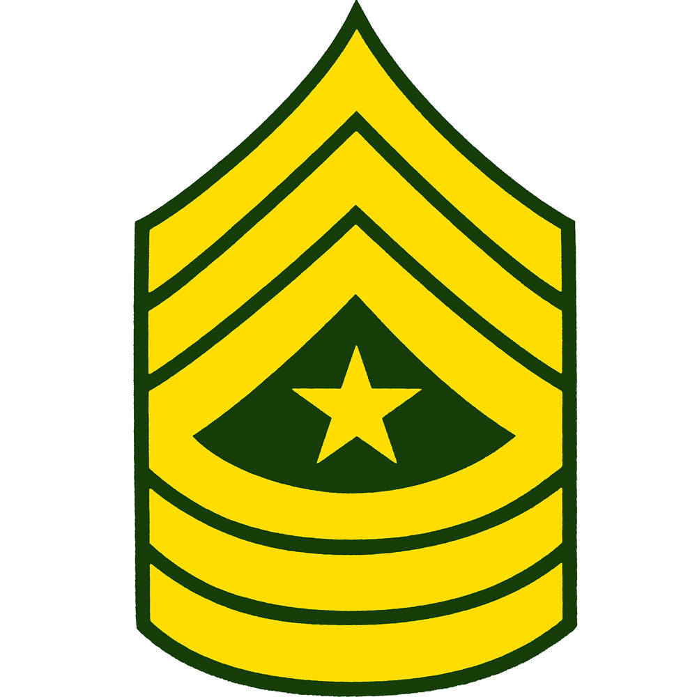 Army Enlisted Rank Decal Stickers and Decals BP-0453