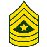 Army Enlisted Rank Decal Stickers and Decals BP-0453