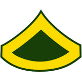 Army Enlisted Rank Decal Stickers and Decals BP-0455