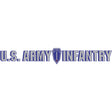 Infantry 'Follow Me' Clear Window Strip Stickers and Decals BP-0462