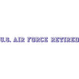 U.S. Air Force Retired Window Strip Stickers and Decals BP-0470