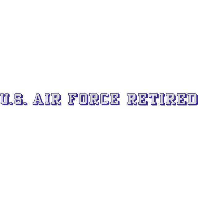 U.S. Air Force Retired Window Strip Stickers and Decals BP-0470