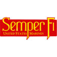 Semper Fi U.S. Marines Clear Decal Stickers and Decals BP-0483