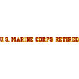 U.S. Marine Retired Window Strip Stickers and Decals BP-0484