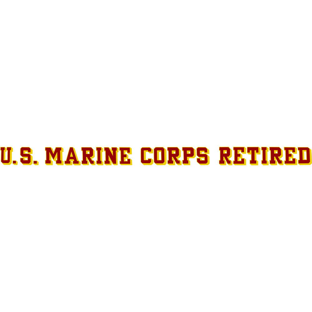 U.S. Marine Retired Window Strip Stickers and Decals BP-0484