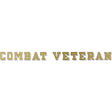 Combat Veteran Clear Window Strip Stickers and Decals BP-0495