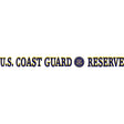 U.S. Coast Guard Reserve Clear Window Strip Stickers and Decals BP-0506