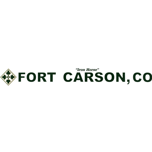 Fort Carson Clear Window Strip Stickers and Decals BP-0525