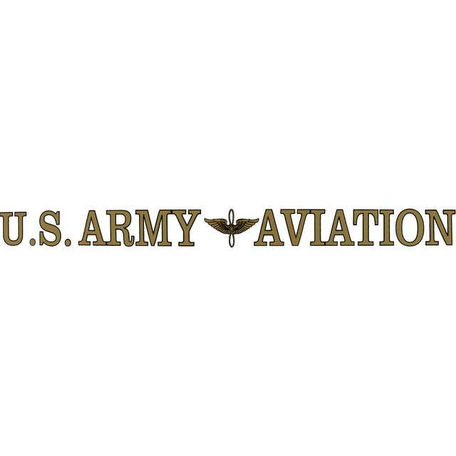 U.S. Army Aviation Clear Window Strip Stickers and Decals BP-0526