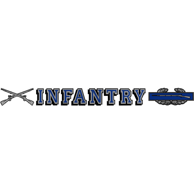 Infantry Clear Window Strip Stickers and Decals BP-0537