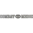 Combat Medic Clear Window Strip Stickers and Decals BP-0546