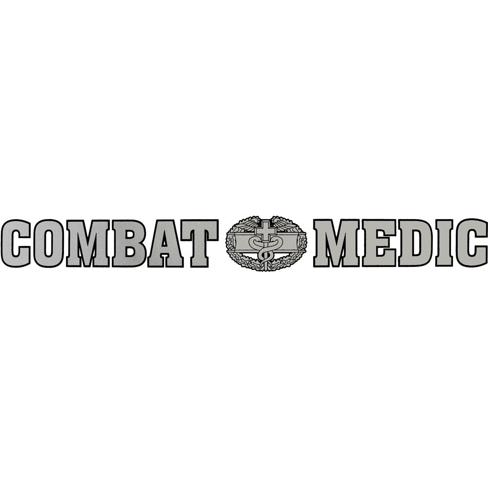 Combat Medic Clear Window Strip Stickers and Decals BP-0546