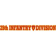 25th Infantry Division Clear Window Strip Stickers and Decals BP-0547