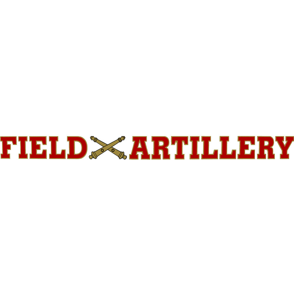 Field Artillery Clear Window Strip Stickers and Decals BP-0549