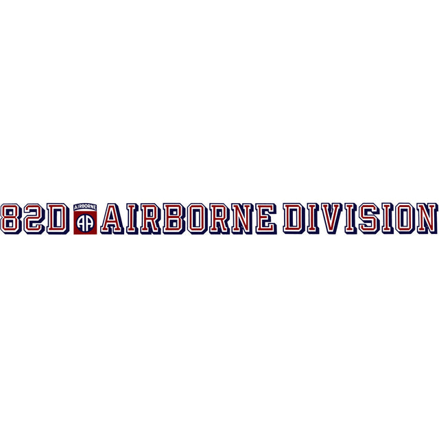 82nd Airborne Division Clear Window Strip Stickers and Decals BP-0554