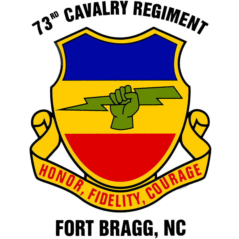 73rd Cavalry Regiment Clear Decal Stickers and Decals BP-0560