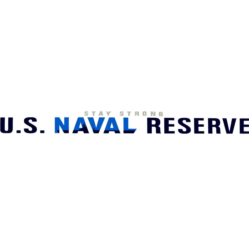 U.S. Naval Reserve Clear Window Strip Stickers and Decals BP-0596