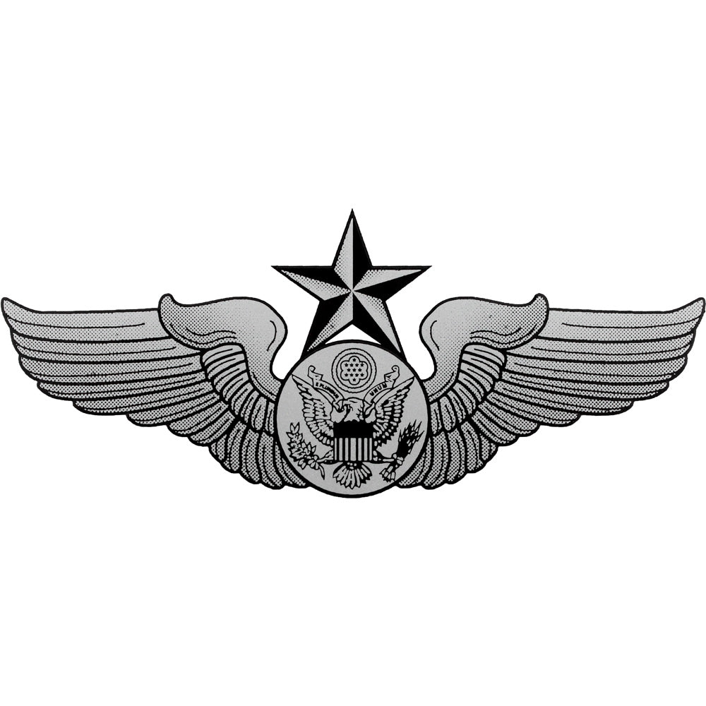 Senior Enlisted Aircrew Badge Clear Decal | USAMM