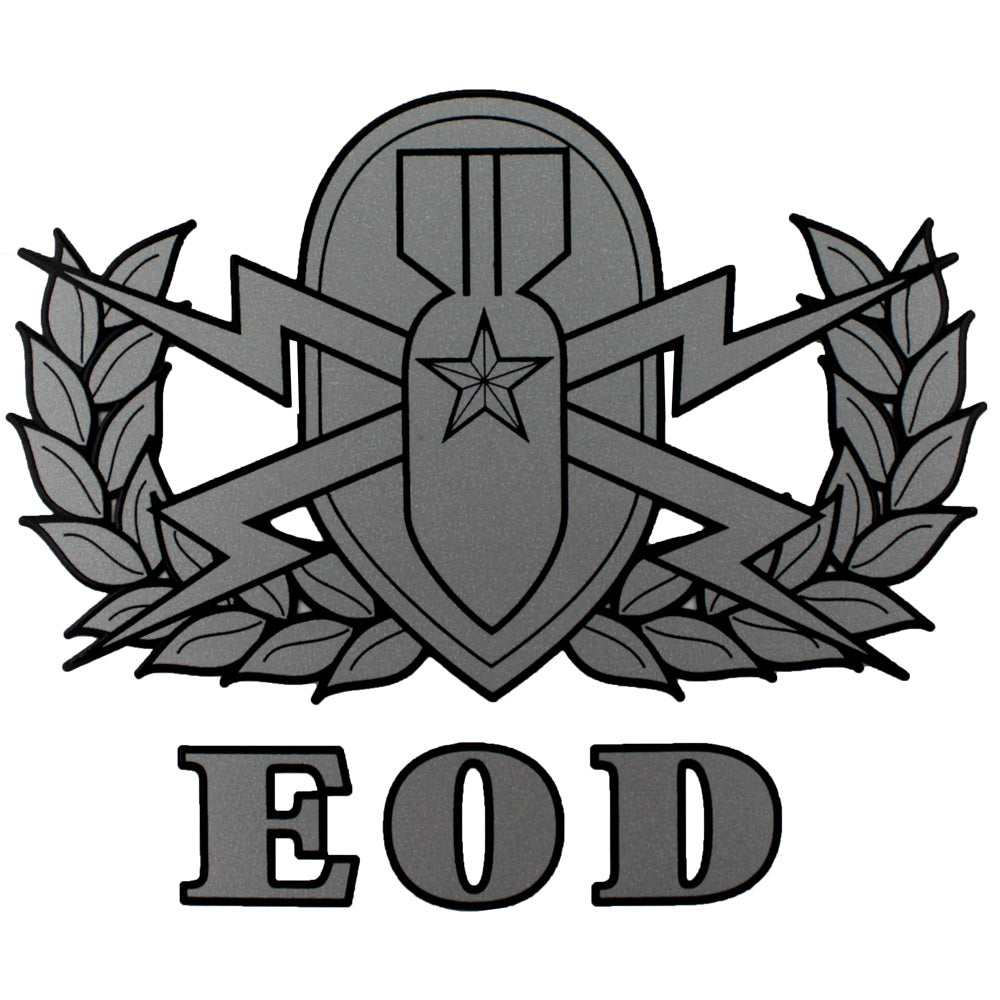 EOD (Explosive Ordnance Disposal) Badge Clear Decal Stickers and Decals BP-0696