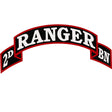 2nd Ranger Battalion Clear Decal Stickers and Decals BP-0718